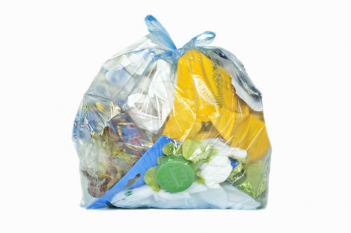 Illustration of waste removal operations at Canary Wharf