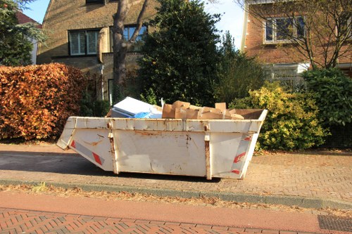 Eco-friendly furniture recycling center in Canary Wharf